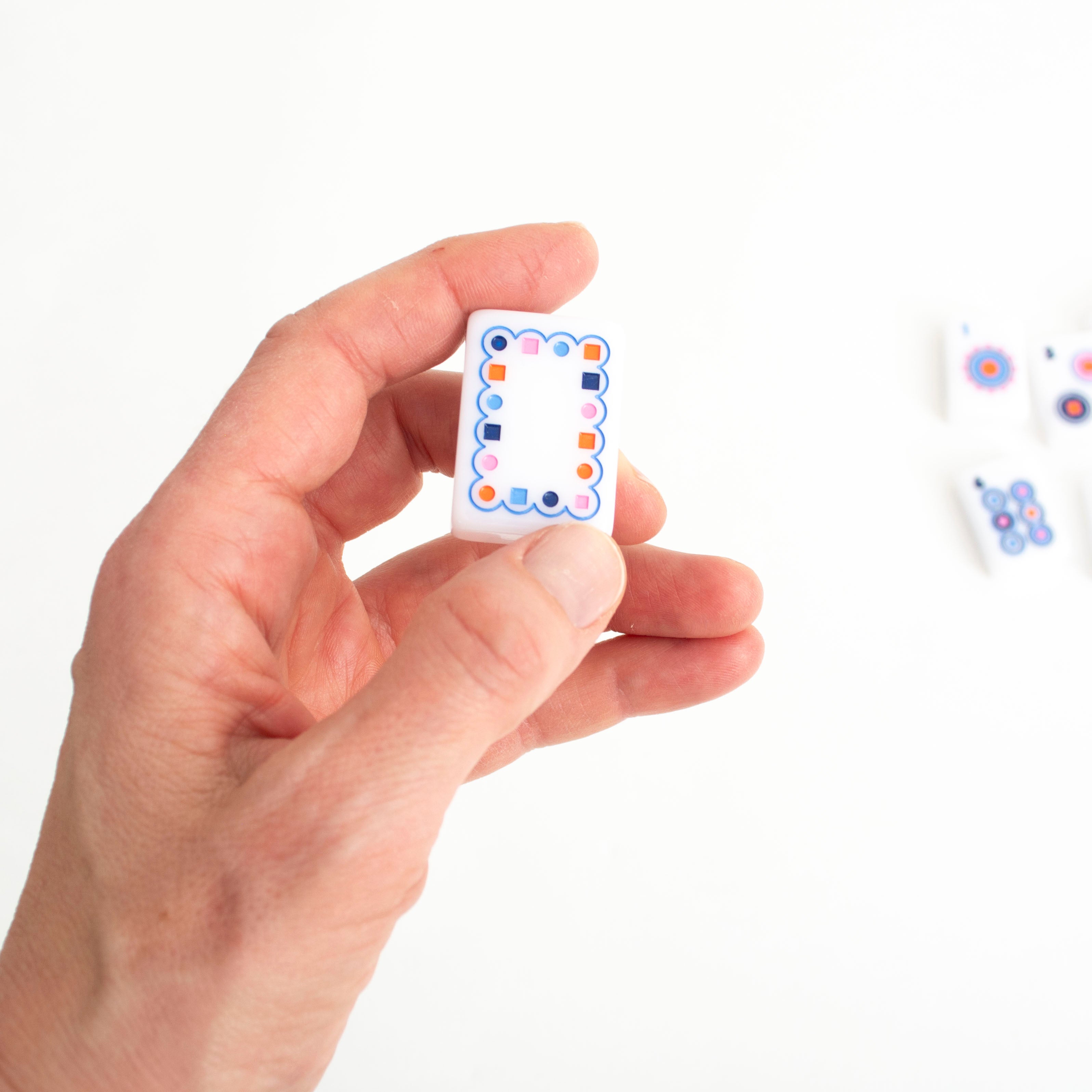MAHJONG SET Classic Seashell white