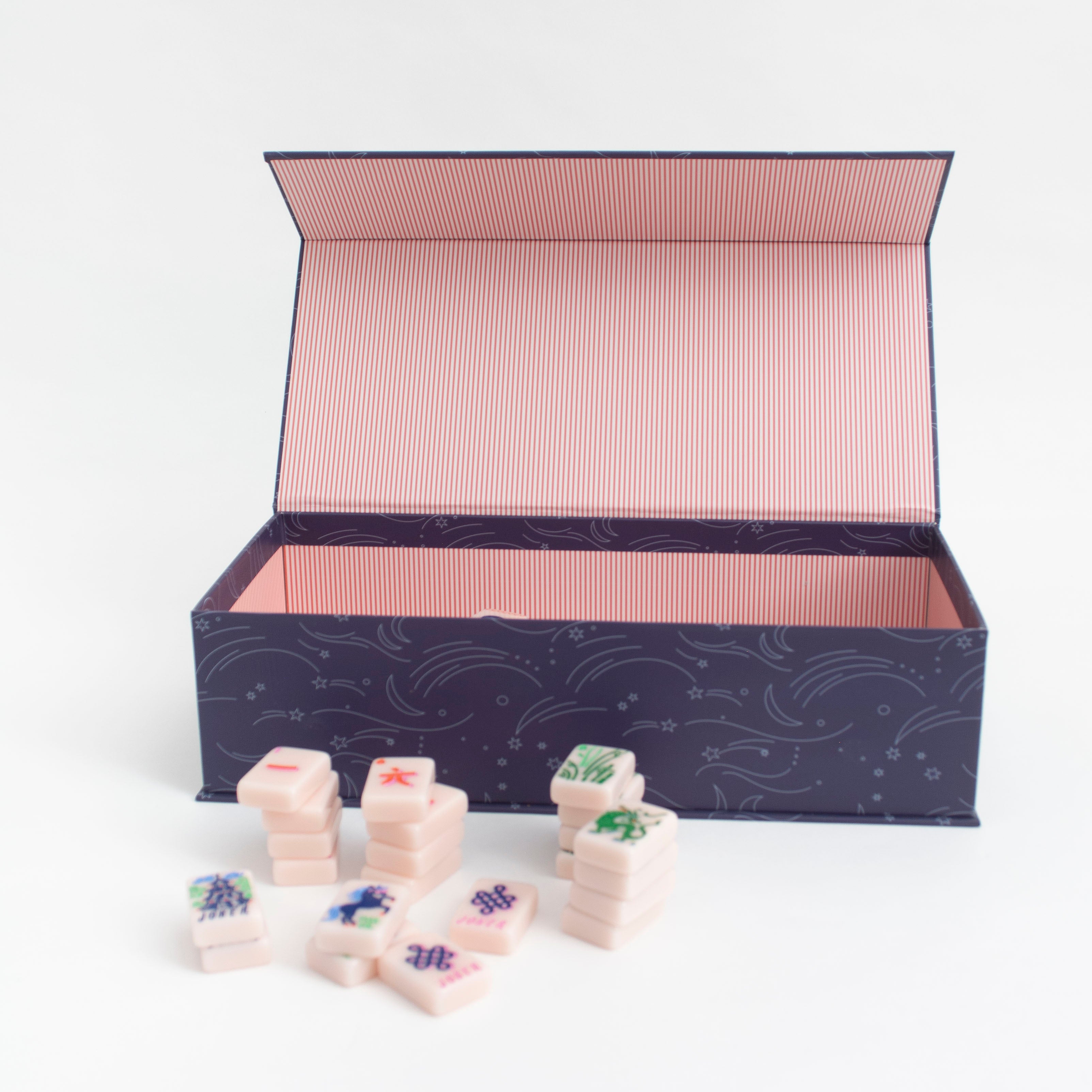 MAHJONG SET Classic Rosy Peach
