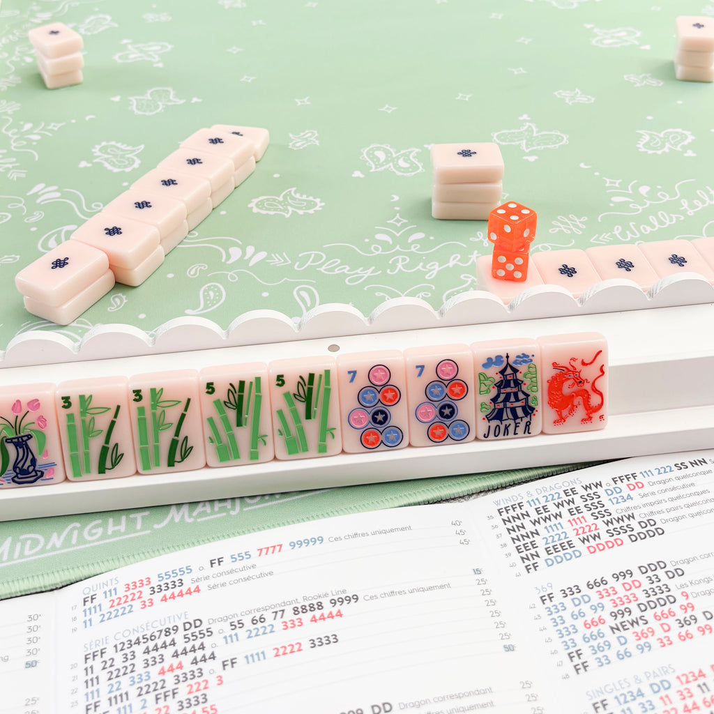 MAHJONG SET Classic Rosy Peach